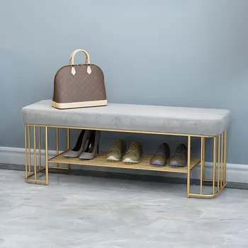 Customize color change shoe stool with shoe storage rack door side home sofa stool ottoman simple living room rest bench sofa free shipping pu foot square stool with storage space living room ottoman children stool kids storage box footrest