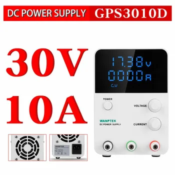 

30v 10a Regulated Laboratory Power Supply DC Regulable Adjustable Switched Source Bench Variable For Phone PC Four-Digit Display