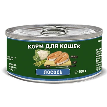 

Solid Natura holistic salmon for cats 0,1 kg * 12 PCs