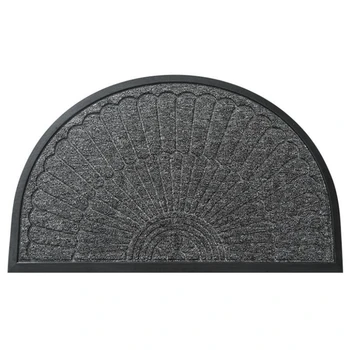 

Semi-Circular Door Mat, Carpet, Semicircular Rubber Floor Mat At the Door
