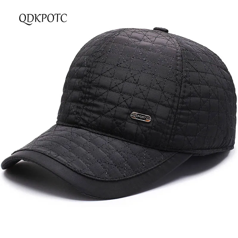 QDKPOTC Новинка осени зимы 2019 мужские бейсбольные кепки хлопковая шапка среднего