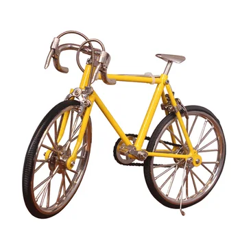 

Mountain Biking Model Metal Craft Home Decoration Accessories Retro Bicycle Figurine Miniature Model Modern Art Ornament