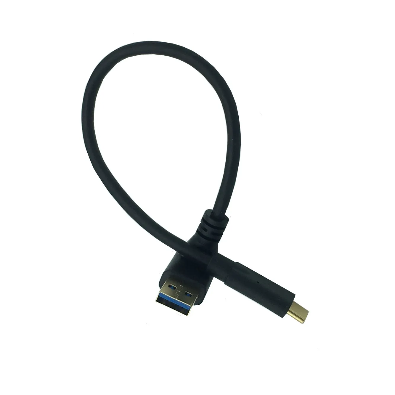 Позолоченный 90 градусов USB 3,0 штекер для USB3.1 type-C штекер вверх/вниз/влево/вправо Угол USB синхронизация данных и зарядный кабель Разъем