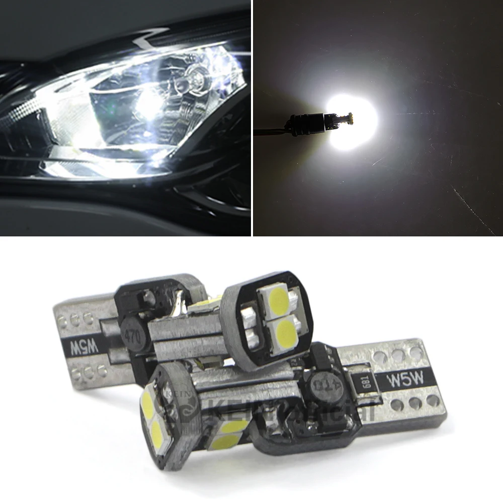 Светодиодный двойной алюминиевый светильник KEIN 2 шт. W5W 194 168 6smd 3030 светодиодный на