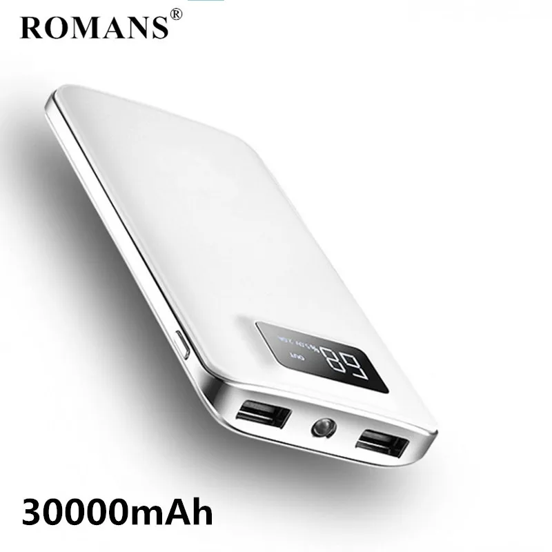 Really 30000mAh Power Bank For Xiaomi Mi 2 USB PowerBank Portable Charger External Battery Poverbank iPhone Samsung huawei | Мобильные