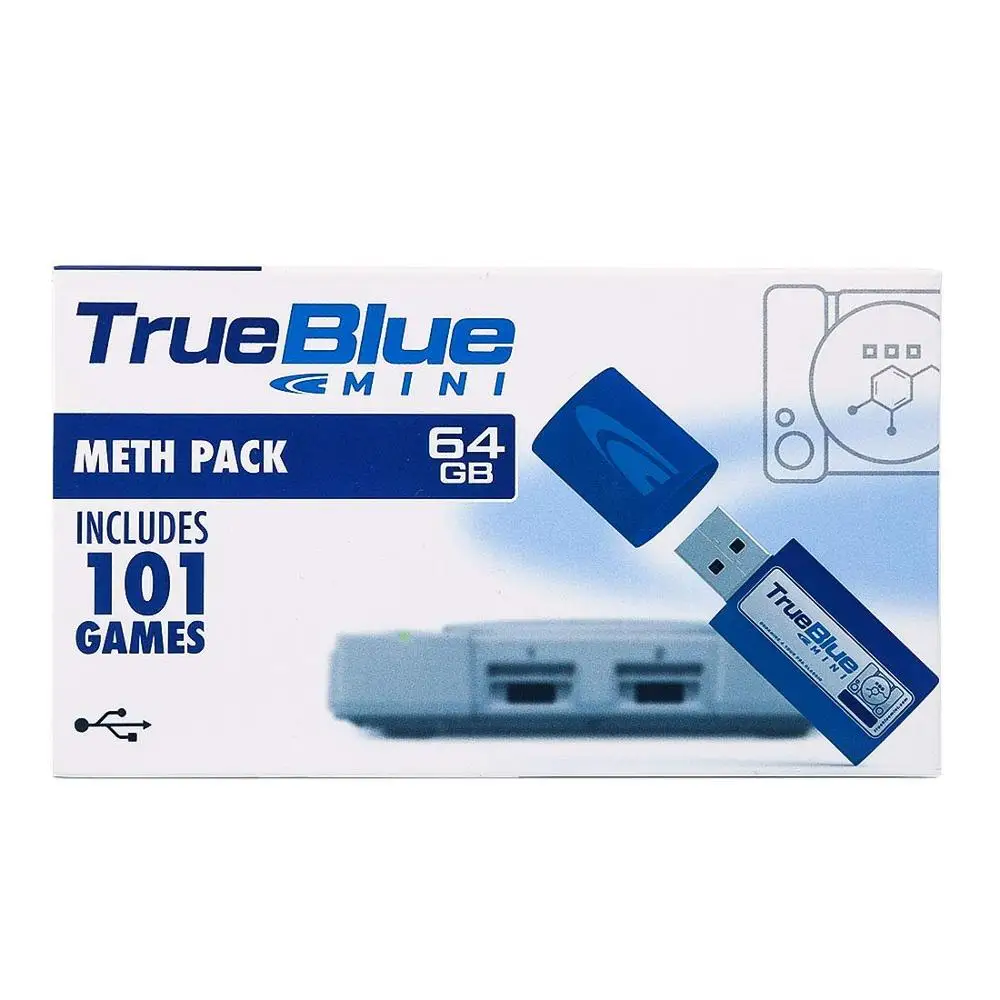 2 Players V2 64GB True Blue Mini Meth Pack для PlayStation Classic Games & Accessories 101 Games|Запасные части| |