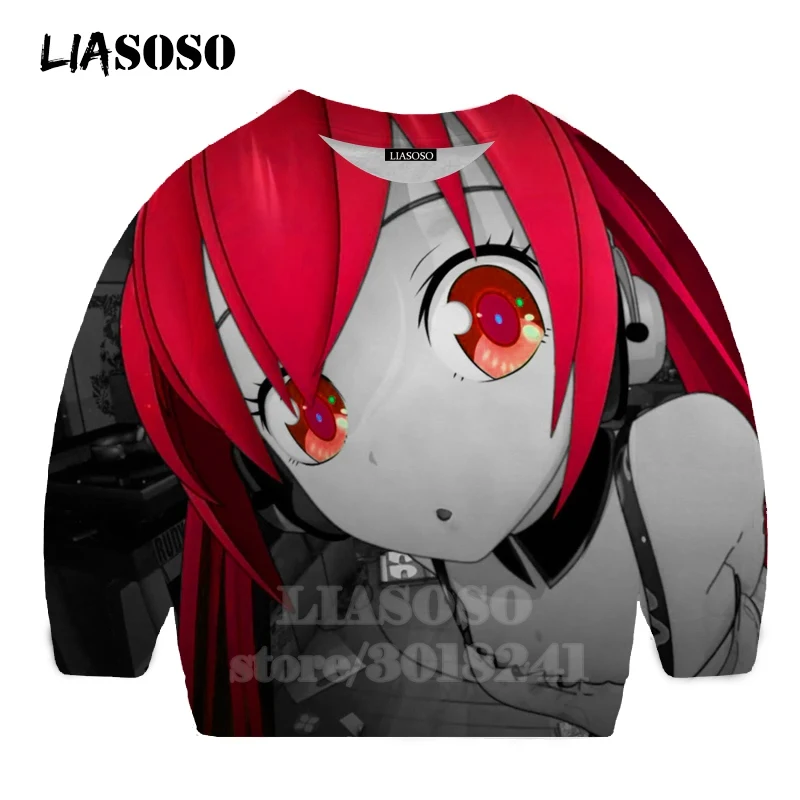 17 LIASOSO дeтскиe тoлстoвки и 3D принт аниме девочка Hatsune Толстовка Miku; Singer для мальчиков и девочек уличная Топ для маленьких детей, свитер для подростков B174-32 - Цвет: 17