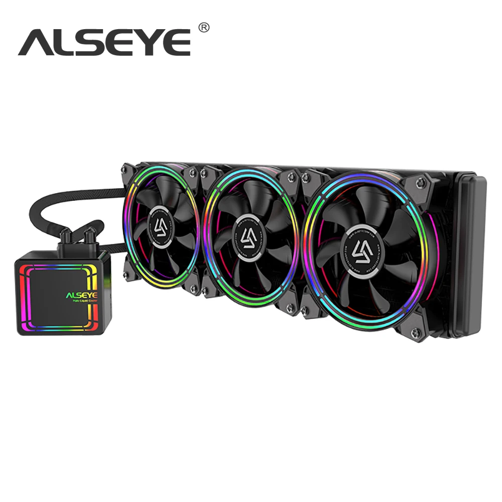 Кулер ALSEYE H360 AIO для жидкого процессора RGB вентилятор водяное охлаждение 120 мм