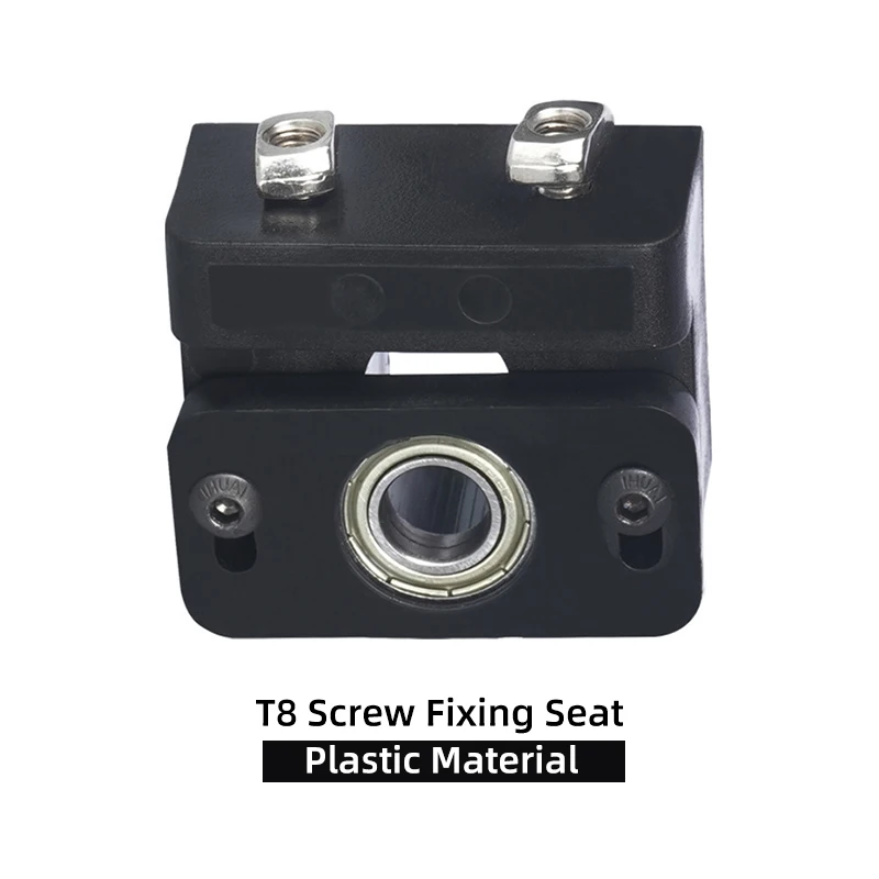 Enhanced Adjustable Z-axis T8 Screw Fixing Bracket - Upgraded Injection Bearing Design