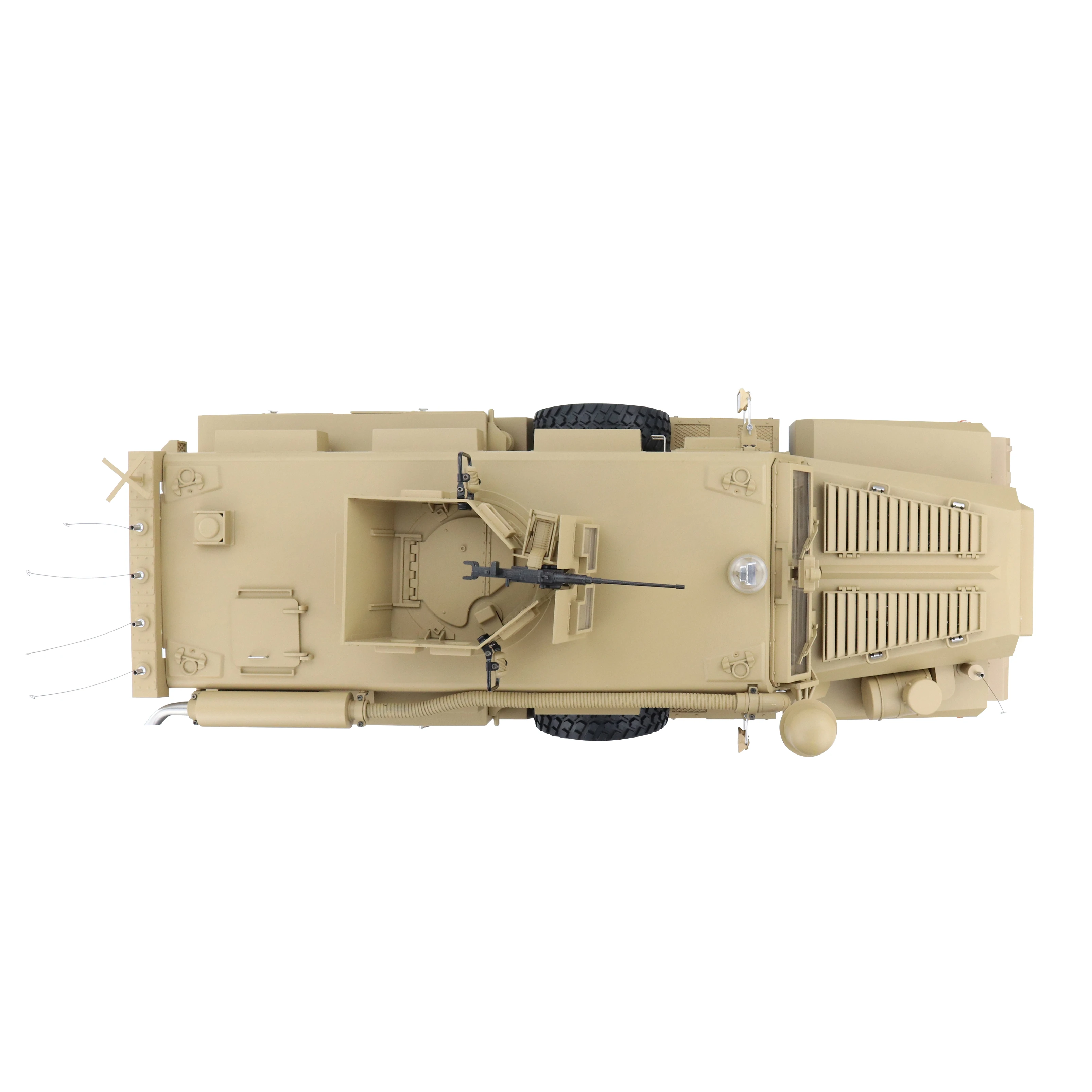 1/12 US 6*6 Explosion Proof Truck MRAP 2.4G RC Alloy Car KEYIGE HG-P602 3