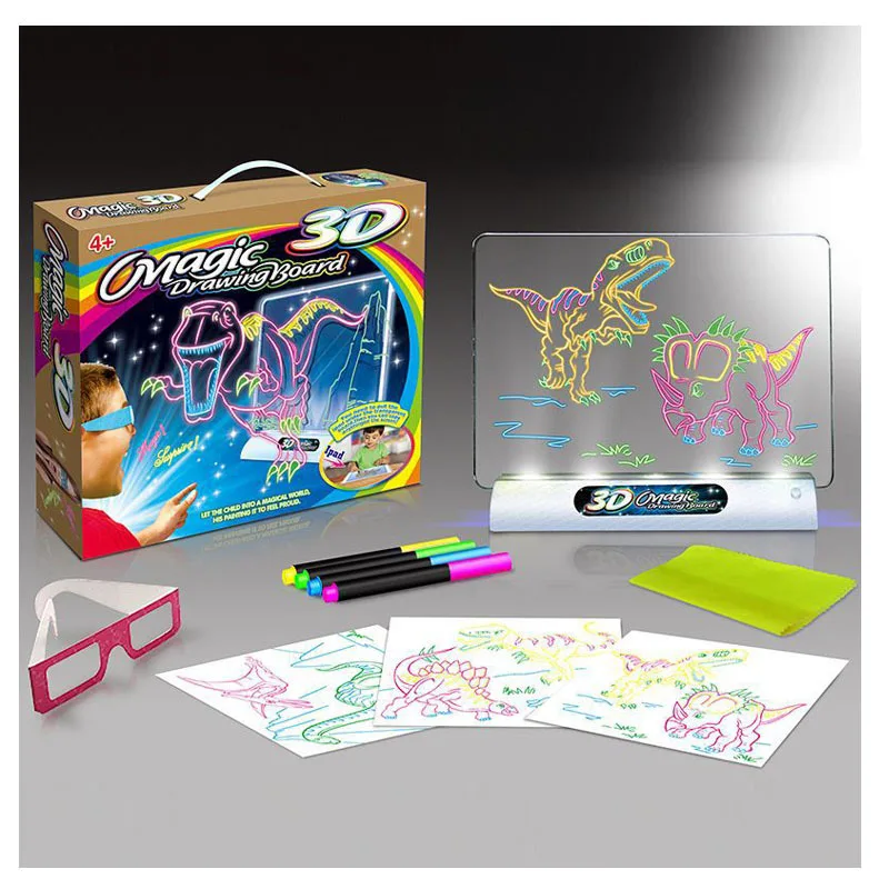 

Fun 3D Drawing Board Stereo Children Science Puzzle Toy (Dinosaur Version) Toy Painting Parent And Child Interactive