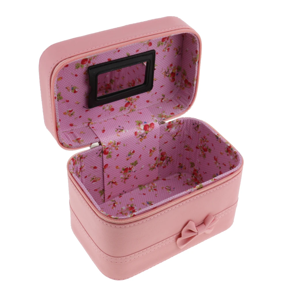 Portable Handbag Zipper Makeup Cosmetic Organizer Storage Case Box Travel Portable Handbag Zipper Makeup Cosmetic Organizer Storage Case Box Travel