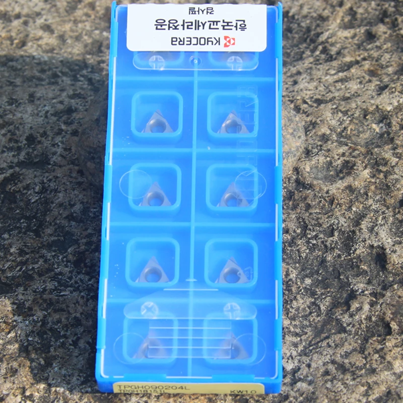 

10pcs TPGH110304L TPGH090204L FS KK60 kyocera carbide inserts turning tool of cnc lathe cutter high quality