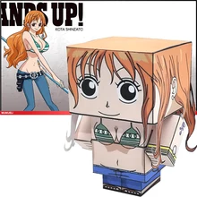 Одна деталь нами складной резки мини милый 3D бумажная модель бумаги ремесло аниме Рисунок DIY Cubee дети взрослые ремесло игрушки MG-011