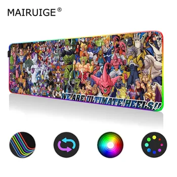

Anime Mouse Pad Dragon Ball Z Animation Large DIY Custom MousePad RGB Gamer Desk Mats Computer Mat Led Persona Pads Gaming Desk