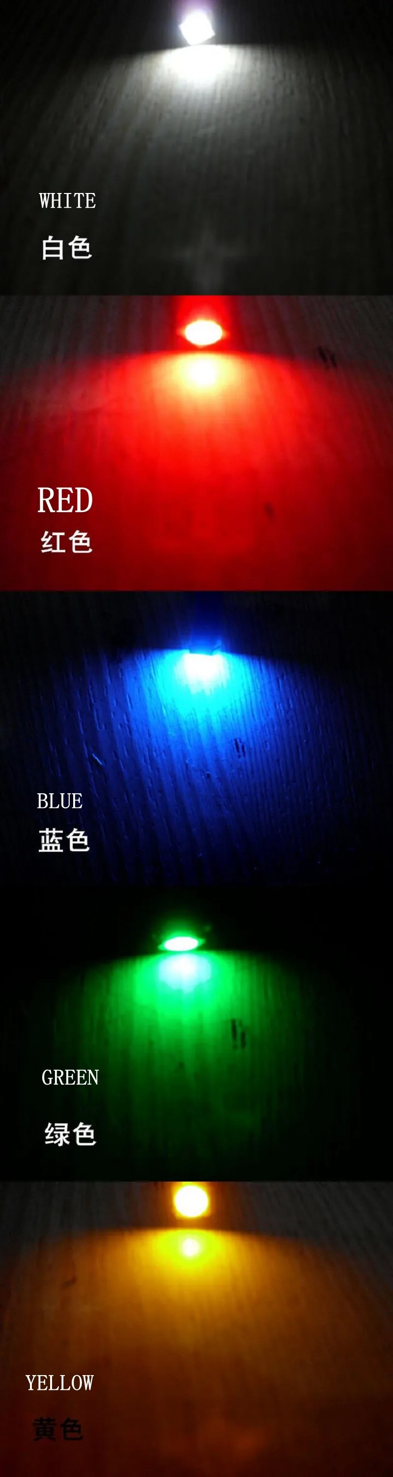 100X B8.5d b8.5 509 T 5050 Led 1 SMD T5 лампе voiture jauge Speedo Dash ampoule tableau de bord instrument lumiere 12 v