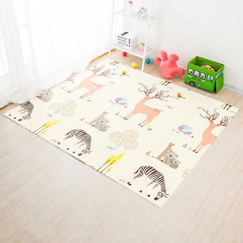 Foldable Playmat XPE Foam Crawling Carpet Baby Play Mat Blanket Children Rug For Kids Educational Toys Soft Activity Game Floor