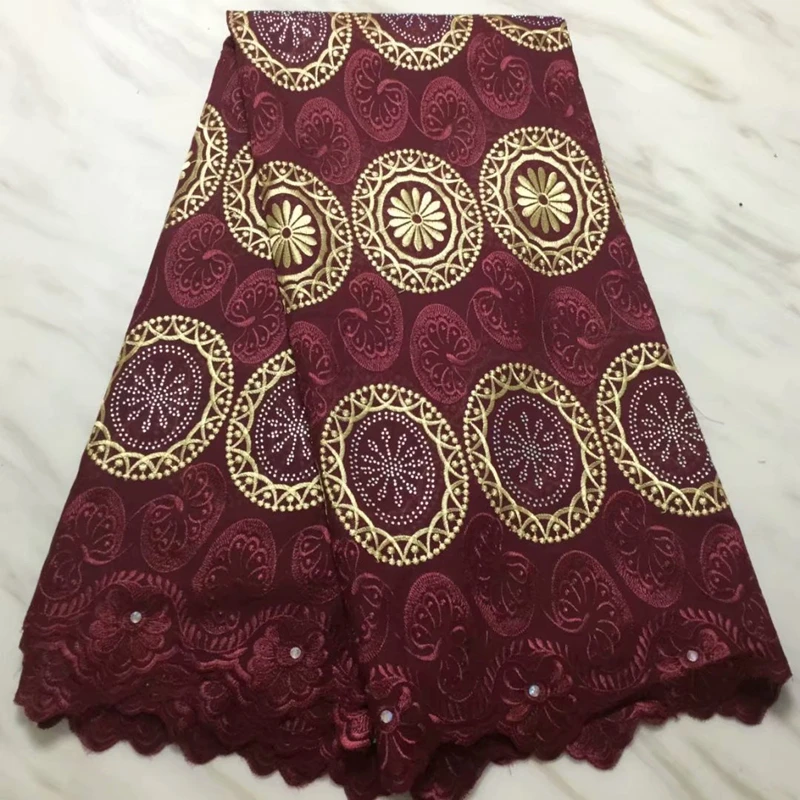

Best Selling African Wax Lace Fabric 2020 Embroidered Burgundy Nigerian Bridal Lace French Beaded Lace Fabric For Women Dress