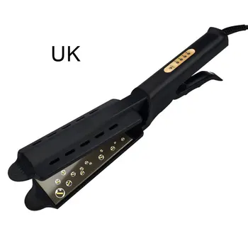 

Professional four-speed thermostat straight hair clip Tourmaline ceramics Hairdressing tool PTC Floating plate design