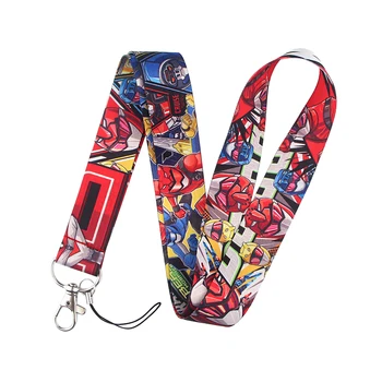 

K2353 Wholesale 20pcs/lot Power Cartoon Neck Lanyard Key Band Mobile Phone Strap For Phone Keys ID Card Holder