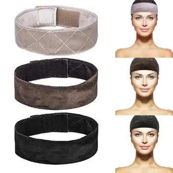 

1pcs Hand Made Non-Slip Wig Grip Band With Double Sided Headband Adjustable Velvet Hair Band Wig F5L5