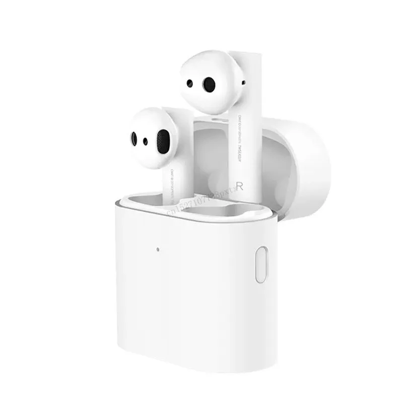 Original Xiaomi mi Air 2 TWS Headset Bluetooth 5.0 Earphone Airdots Pro 2 Long Battery ENC Auto Pause Tap Control Fast Charging - Цвет: Белый