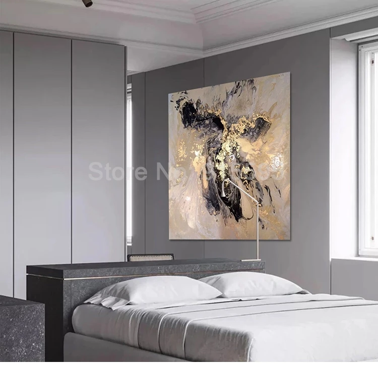 Пользовательские 3D настенные фрески обои абстрактный Золотой пейзаж художественная настенная живопись гостиная спальня фон фото обои декор