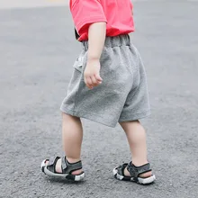 Новые товары, удобная детская одежда в Корейском стиле, летняя однотонная одежда из чистого хлопка для малышей