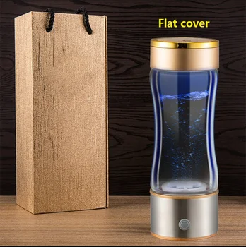 

SPE/PEM Hydrogen Generator Cup 430ML Alkaline Maker Hydrogen-Rich Water Ionizer Portable Bottle Pure H2 Electrolysis Cup