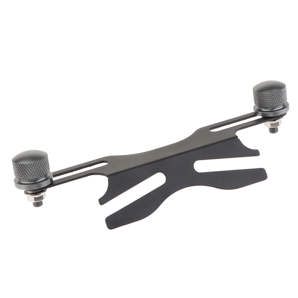 Motorcycle License Plate Frame Turn Signal Brake License Plate - Titanium