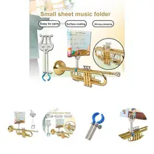 

Sheet Music Stand Useful Sturdy Adjustable for Professional Players Trumpet Clamp Holder Trumpet Clamp Holder