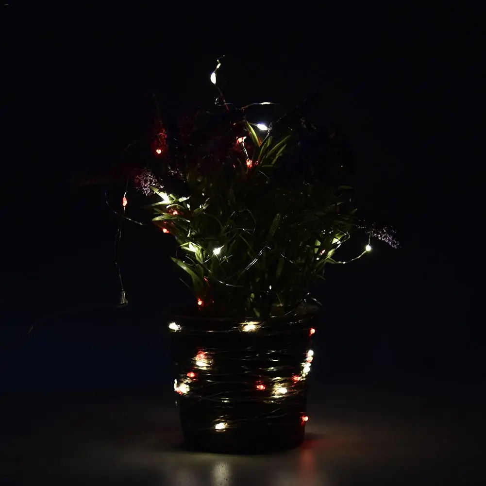 DIY водонепроницаемый автономный гаджет 10 м 100LED 8 Режим Регулируемый светильник с дистанционным управлением энергосберегающий