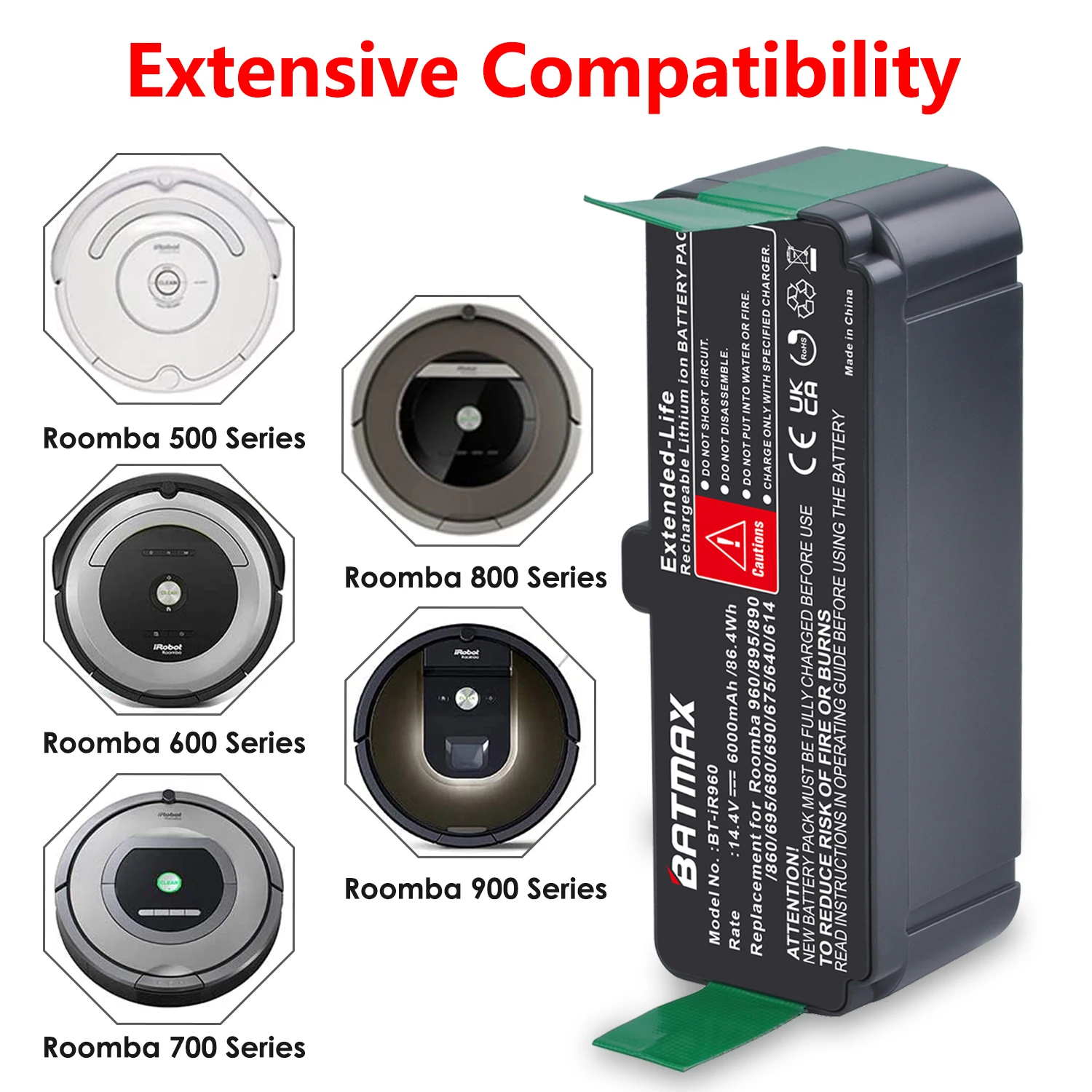 ★iRobot Roomba 980 付属品セット　バッテリー新品★ Amazon.co.jp: 【純正品】アイロボット ルンバ980専用 リチウムイオン
