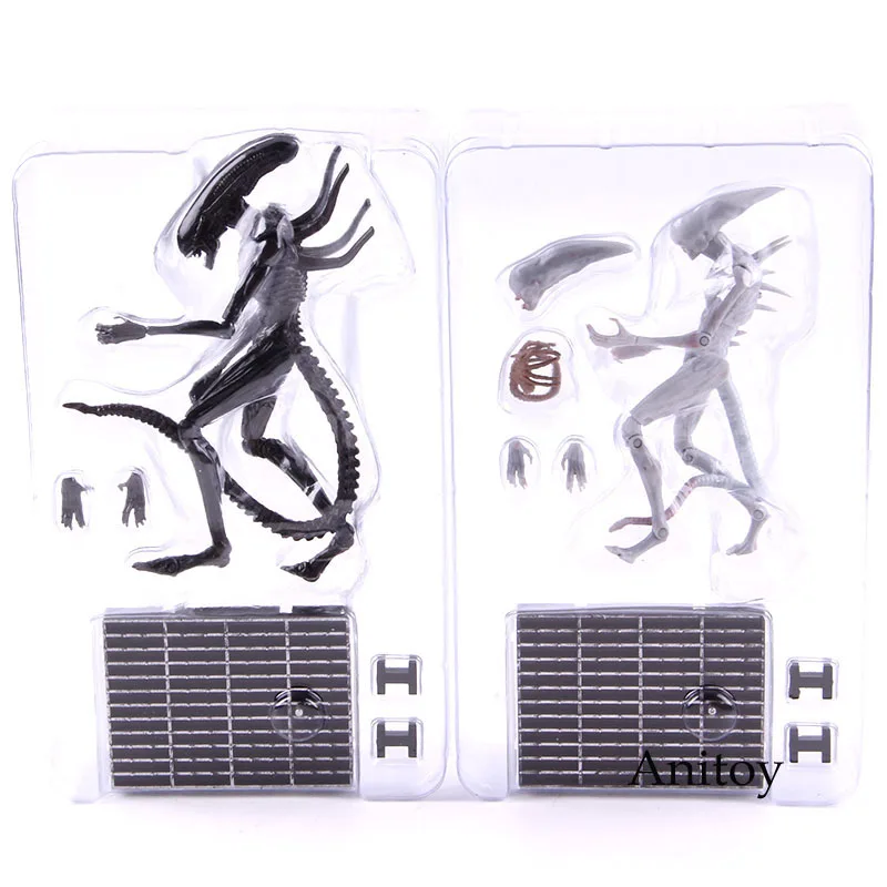 Hiya игрушки изысканный мини чужой завет чужой Neomorph& Xenomorph фигурка из ПВХ, Коллекционная модель, игрушка 2 шт./компл - Цвет: no colorful box