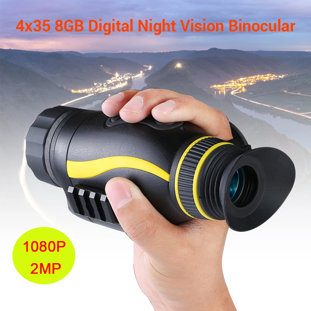 BOBLOV 4X цифровой зум ночного видения Монокуляр очки охотничье видение Монокуляр 200 М Инфракрасная камера Функция для охоты
