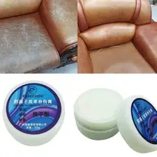 ¡Gran oferta! Reparación de cuero pasta crema relleno compuesto masilla para asiento de coche sofá cuero restauración grietas quemadura cuero reparación