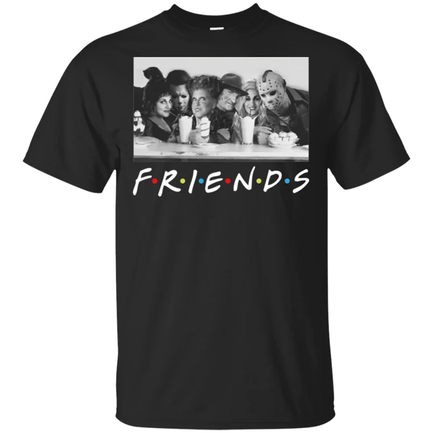 

Hocus Pocus Horror Movie Friends Tv Show Halloween T-Shirt Black-Navy Men-Women Men Clothes Tee Shirt