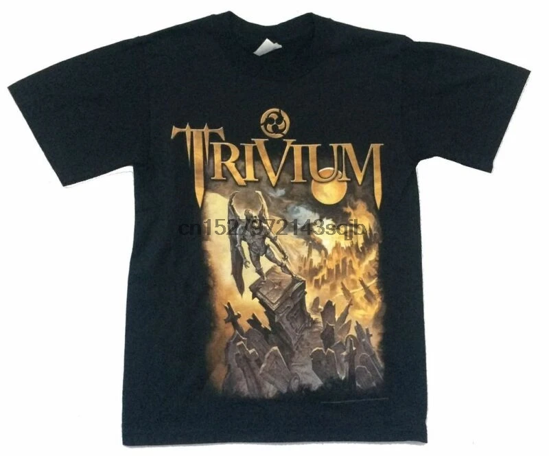 Trivium Seagrave The Crusade Tour 2006 США Канада черная футболка новый официальный |