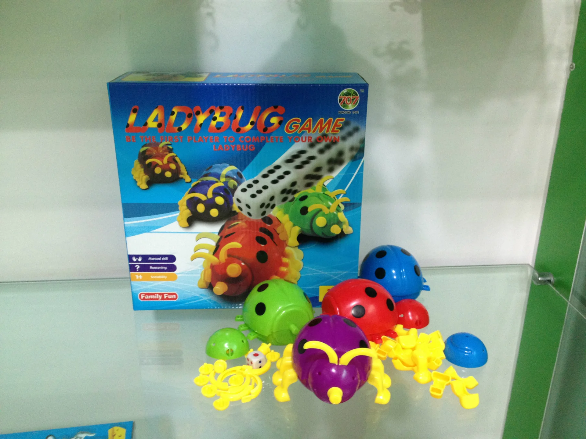 

Children'S Educational Toy Assembled Colorful Ladybug Educational Toy Tabletop Game Toy Hot Sales