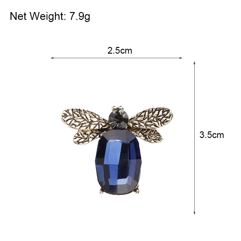 H350461X玻璃蜜蜂胸针 (14)