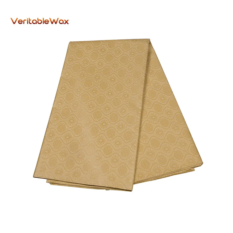 

Veritablewax 5 Yard/Lot 100% Polyester Fabric Bazin Riche Newest Jacquard Fabric for Sewing Men Robe Solid Color Materal CS3281
