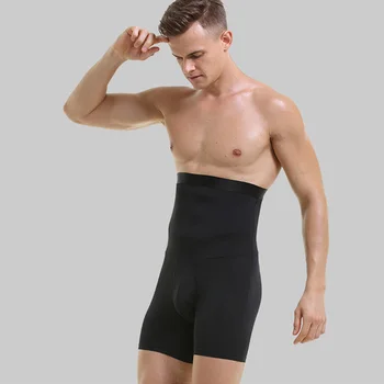 

Man Body Shaper Compression Shorts Waist Trainer Tummy Control Slimming Panties Shapewear Boxer Modeling Clothes Anti Chafing
