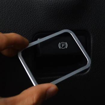 

Car Styling Central Electronic Handbrake Frame Decoration Sticker Trim For Mercedes Benz ML GL X166 320 350 400 500