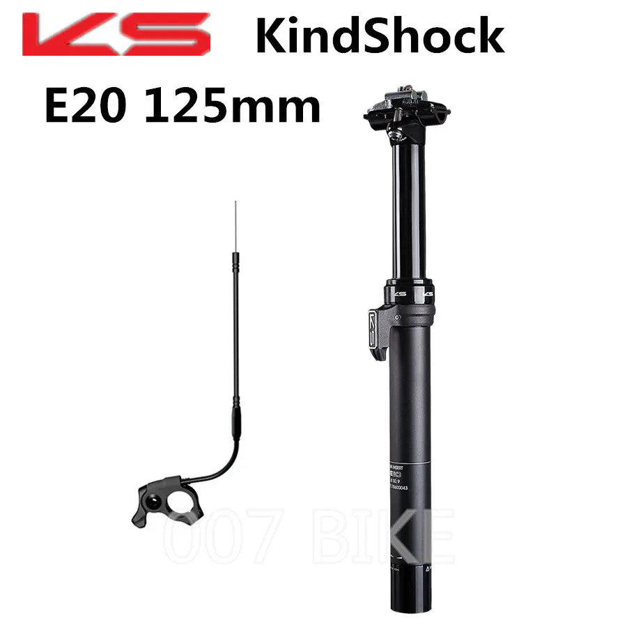 2019 NEW KS KindShock E20 E20-i Remote Mountain Downhill Bike Dropper Seat post 27.2/30.9/31.6mm 125mm Bike Seat Post EXA 2019 NEW KS KindShock E20 E20-i Remote Mountain Downhill Bike Dropper Seat post 27.2/30.9/31.6mm 125mm Bike Seat Post EXA