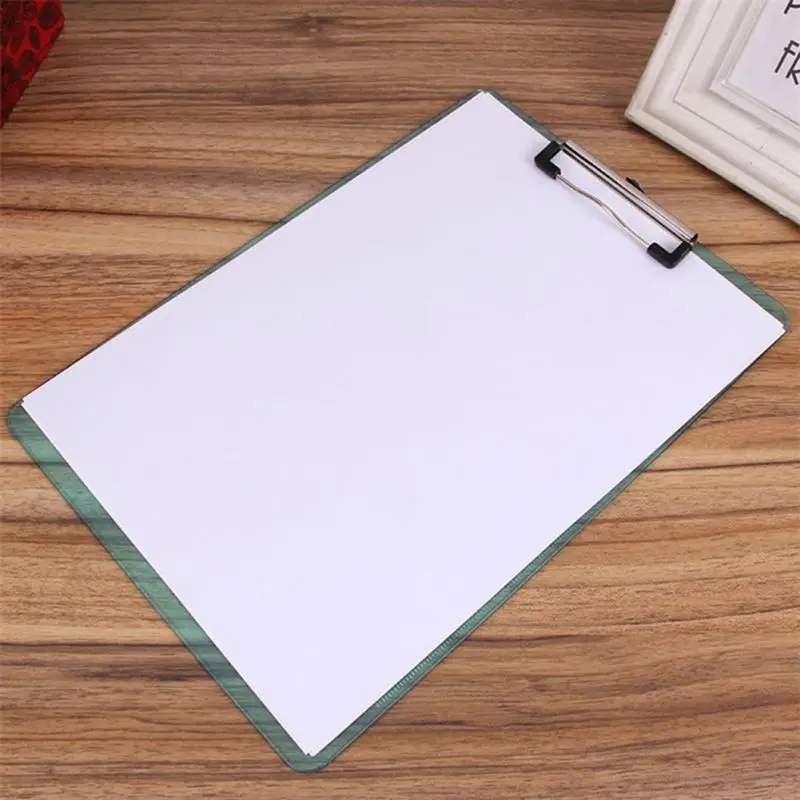 

Plastic Clipboard A4 Size File Clip Board Letter Size Home Office Working Paper Clip Holder Practical Storage