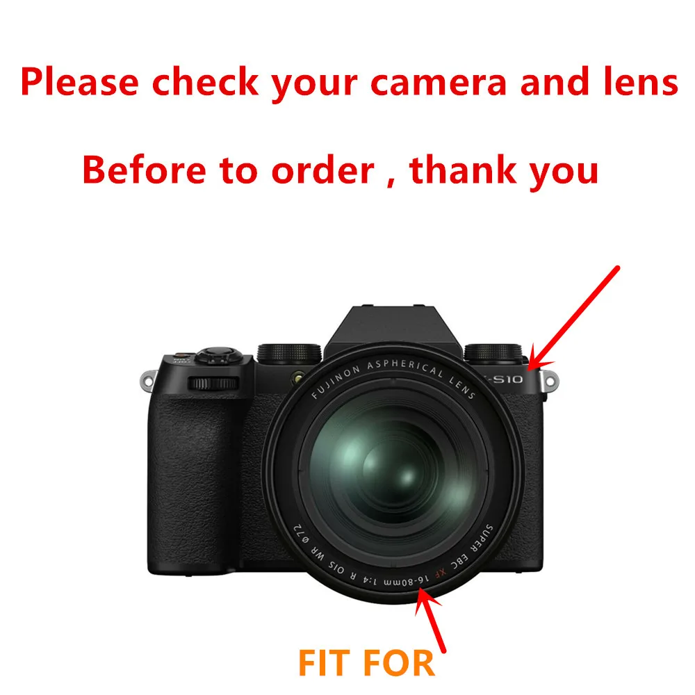 Fujifilm X-T50 X-T5 X-S20 X-S10 X-T30 X-T4 X-T3 XT5 XT3 XT2 XT30 XF 16-80mm 18-55mm 렌즈 용 네오프렌 케이스 내부 카메라 가방