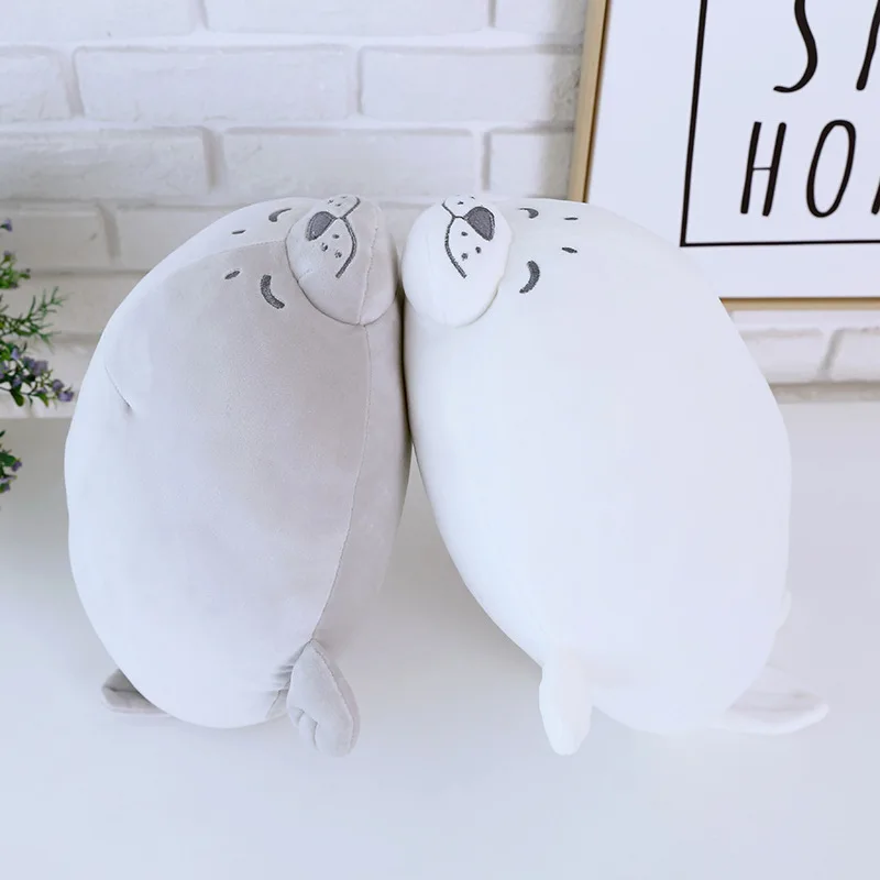 3D Cute Seal Plush Toys Doll Sea Lion Stuffed Throw Pillow Soft Seal Plush Party Hold 3