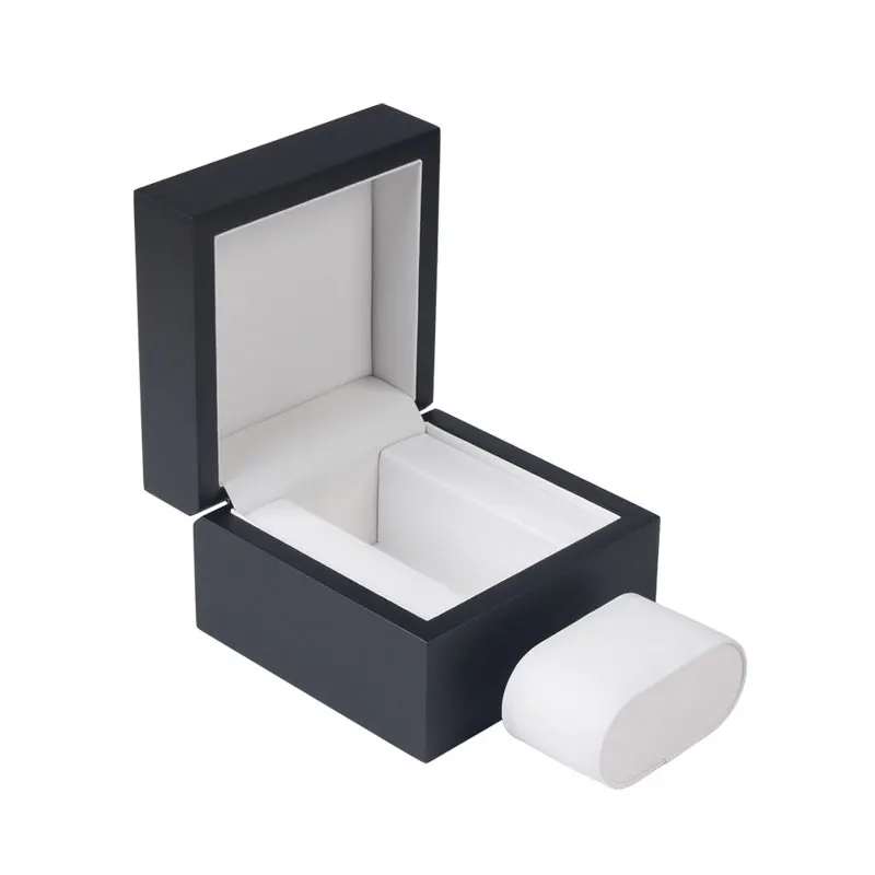 

Matte Paint Watch Box High-grade Wooden Watch Box Packaging Box Black Watch Boxes Display Jewelry bracelet Storage Organizer