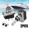 Car Boat Marine Switches 1 Pair 12V 25A ON OFF Toggle Switch Waterproof Flick Switches Heavy Duty Spade Terminals ► Photo 2/6