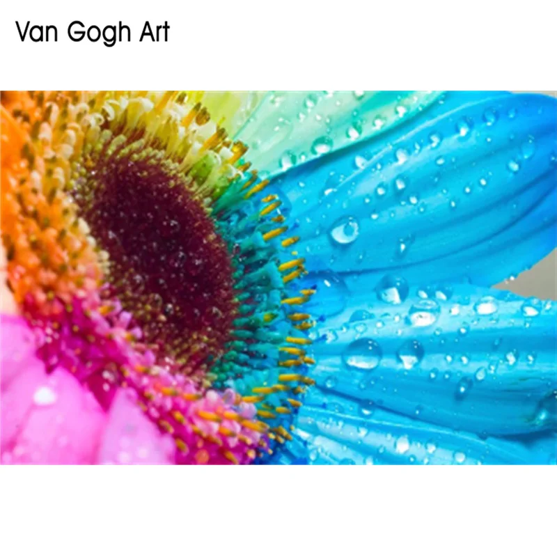 Алмазная 5D картина сделай сам с цветами квадратными подсолнухами алмазная